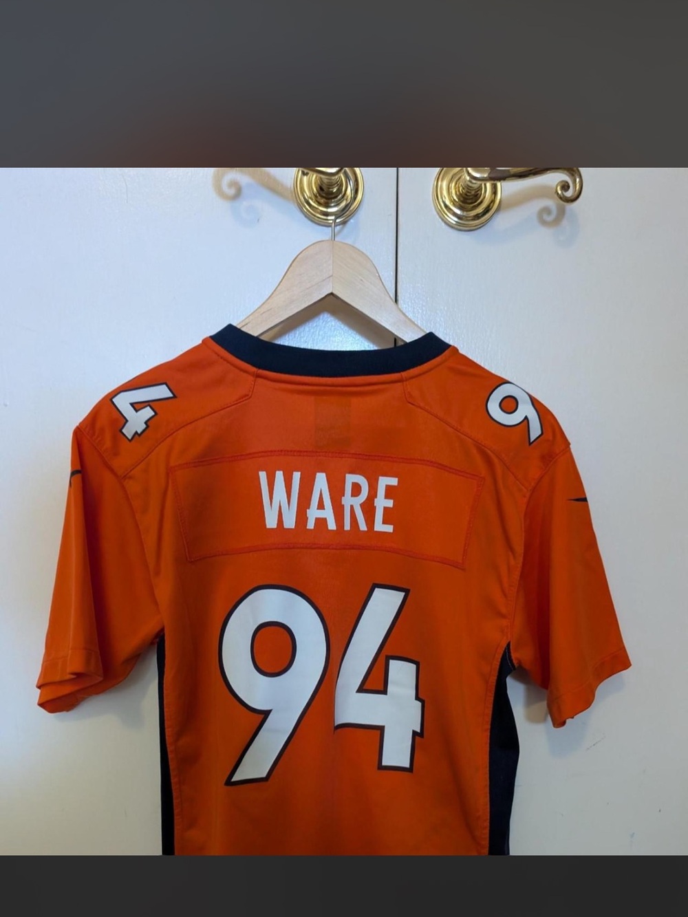 Denver Broncos Orange Youth Large Football Jersey - #94 Ware